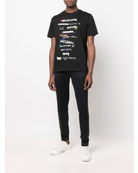 T-shirt à col rond imprimé noir PS Paul Smith