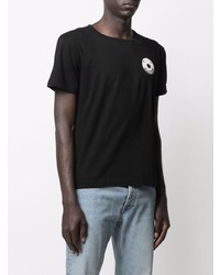 T-shirt à col rond imprimé noir 10 CORSO COMO