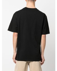 T-shirt à col rond imprimé noir MARKET