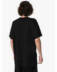 T-shirt à col rond imprimé noir Raf Simons