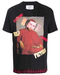 T-shirt à col rond imprimé noir Sold Out Frvr
