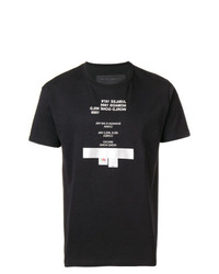 T-shirt à col rond imprimé noir Sold Out Frvr