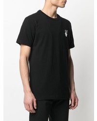 T-shirt à col rond imprimé noir Off-White