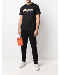 T-shirt à col rond imprimé noir PS Paul Smith