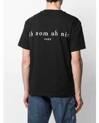 T-shirt à col rond imprimé noir Ih Nom Uh Nit