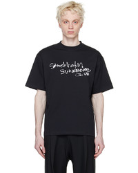 T-shirt à col rond imprimé noir Stockholm (Surfboard) Club