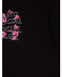 T-shirt à col rond imprimé noir Anti Social Social Club