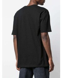 T-shirt à col rond imprimé noir Supreme