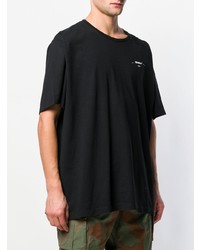 T-shirt à col rond imprimé noir Off-White