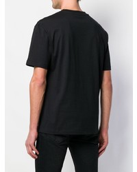 T-shirt à col rond imprimé noir McQ Alexander McQueen