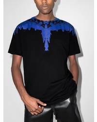 T-shirt à col rond imprimé noir Marcelo Burlon County of Milan