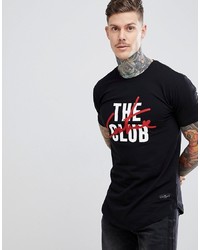 T-shirt à col rond imprimé noir The Couture Club