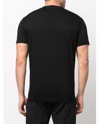 T-shirt à col rond imprimé noir DSQUARED2