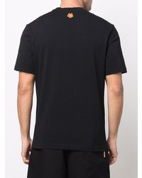 T-shirt à col rond imprimé noir Kenzo