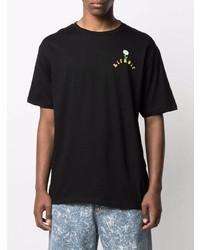 T-shirt à col rond imprimé noir RIPNDIP