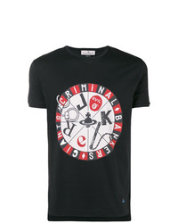 T-shirt à col rond imprimé noir Vivienne Westwood MAN
