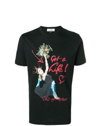 T-shirt à col rond imprimé noir Vivienne Westwood