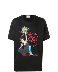 T-shirt à col rond imprimé noir Vivienne Westwood