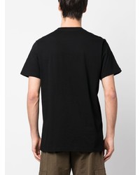 T-shirt à col rond imprimé noir Maharishi