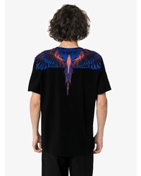 T-shirt à col rond imprimé noir Marcelo Burlon County of Milan