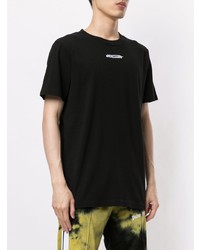 T-shirt à col rond imprimé noir Off-White