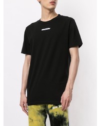 T-shirt à col rond imprimé noir Off-White