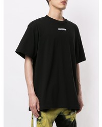 T-shirt à col rond imprimé noir Off-White