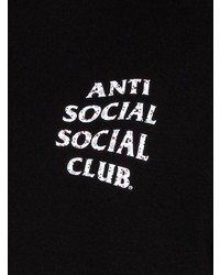 T-shirt à col rond imprimé noir Anti Social Social Club