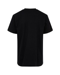 T-shirt à col rond imprimé noir Supreme