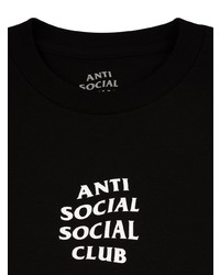 T-shirt à col rond imprimé noir Anti Social Social Club