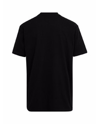 T-shirt à col rond imprimé noir Supreme