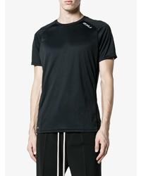 T-shirt à col rond imprimé noir 2XU