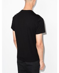 T-shirt à col rond imprimé noir Kenzo