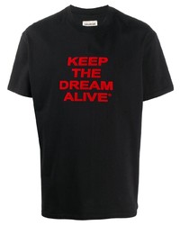 T-shirt à col rond imprimé noir Zadig & Voltaire