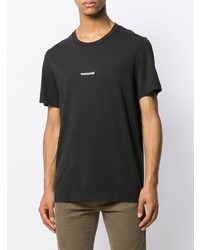 T-shirt à col rond imprimé noir Zadig & Voltaire