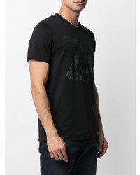 T-shirt à col rond imprimé noir Zadig & Voltaire