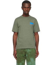 T-shirt à col rond imprimé olive AFFXWRKS