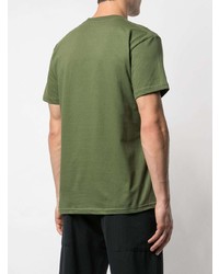 T-shirt à col rond imprimé olive Supreme