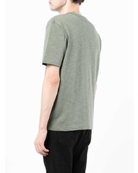 T-shirt à col rond imprimé olive PS Paul Smith