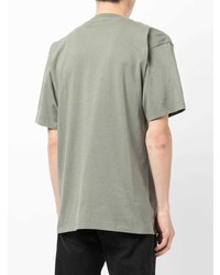 T-shirt à col rond imprimé olive PACCBET