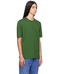 T-shirt à col rond imprimé olive Ps By Paul Smith