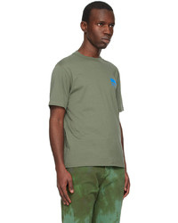 T-shirt à col rond imprimé olive AFFXWRKS