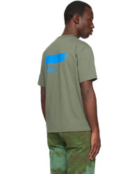 T-shirt à col rond imprimé olive AFFXWRKS