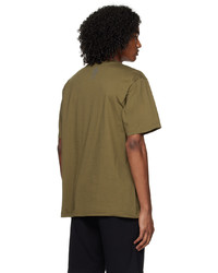 T-shirt à col rond imprimé olive Billionaire Boys Club