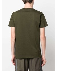 T-shirt à col rond imprimé olive PS Paul Smith