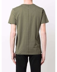 T-shirt à col rond imprimé olive rag & bone