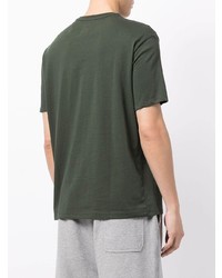 T-shirt à col rond imprimé olive Armani Exchange