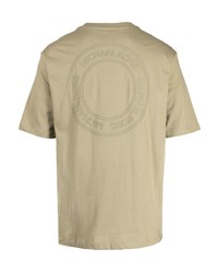 T-shirt à col rond imprimé olive Michael Kors