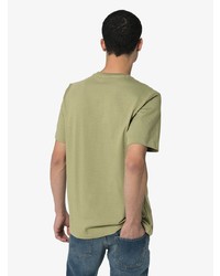 T-shirt à col rond imprimé olive adidas