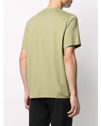 T-shirt à col rond imprimé olive Arc'teryx